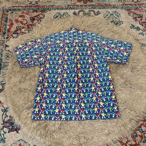 Vintage novelty print M&Ms button down tshirt - Picture 9 of 9